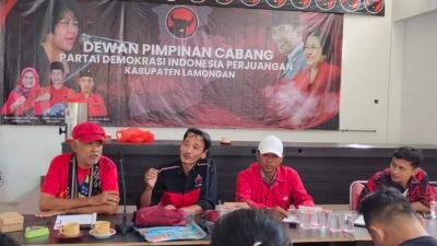 ​DPC PDI Perjuangan Lamongan Hidupkan Api Perjuangan Lewat Seni Mural