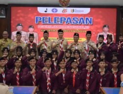 38 Anggota Pramuka Lamongan Dilepas ke Jambore Nasional XII di Cibubur